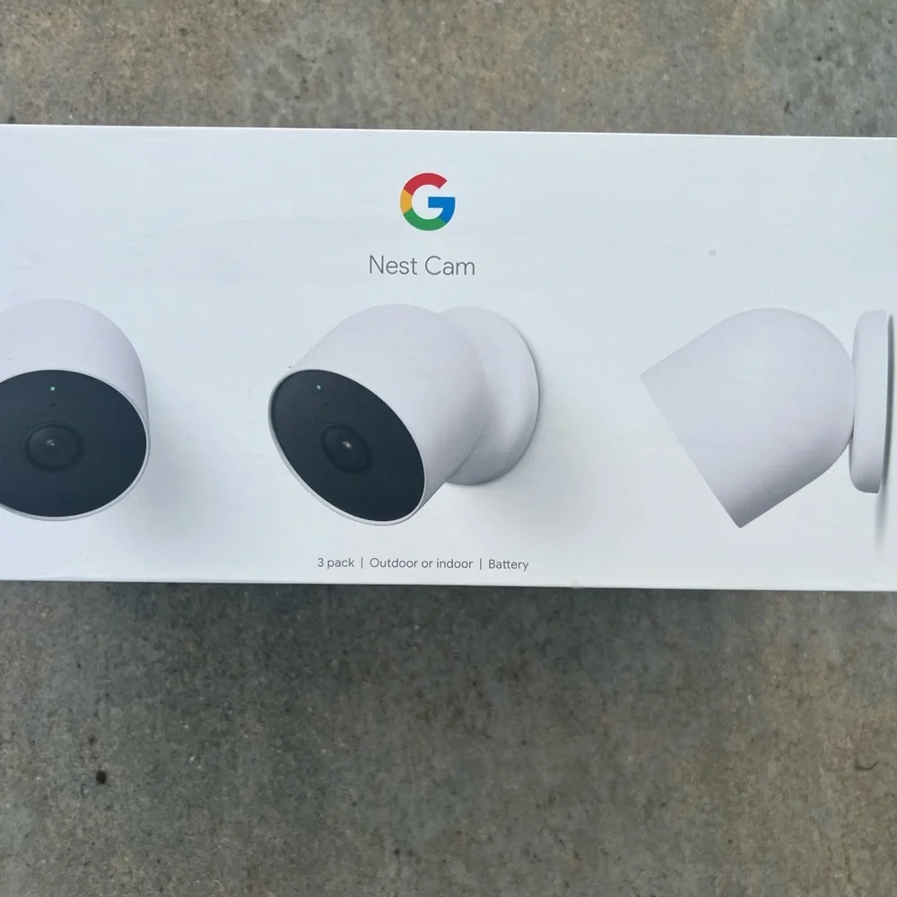 Google Nest Cams Home Security - White